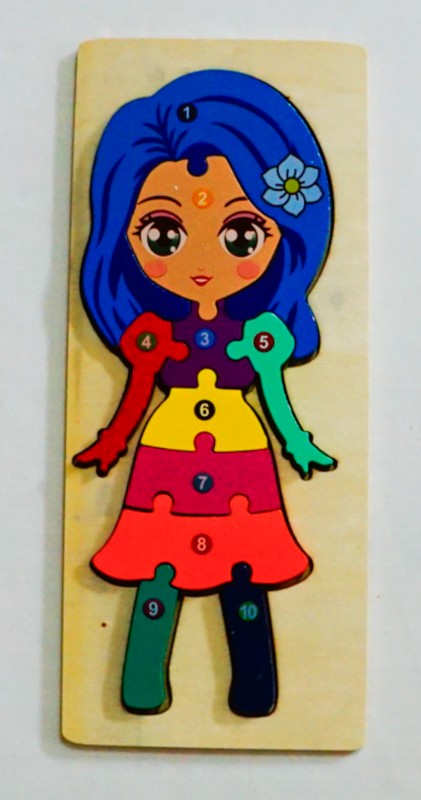 Wooden Girl Puzzle(L=30CM,B=12CM)