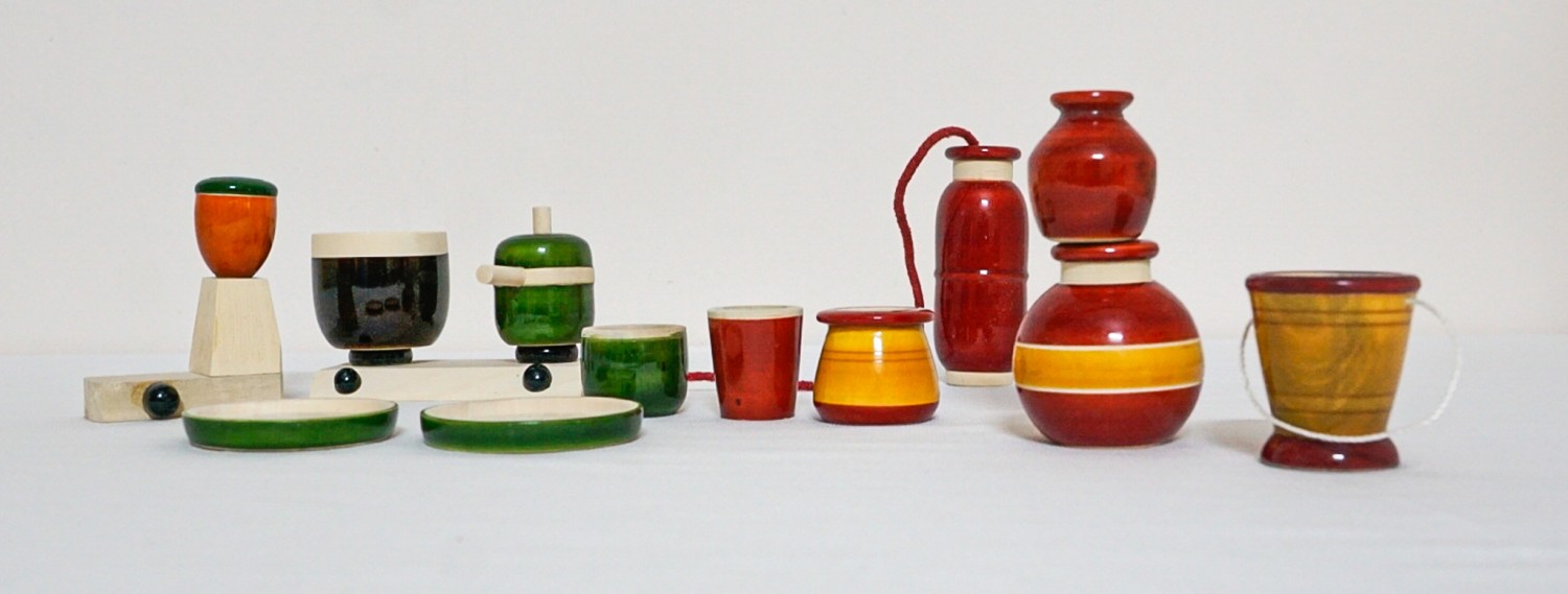 Channapatna Wooden Kitchen Set for Kids