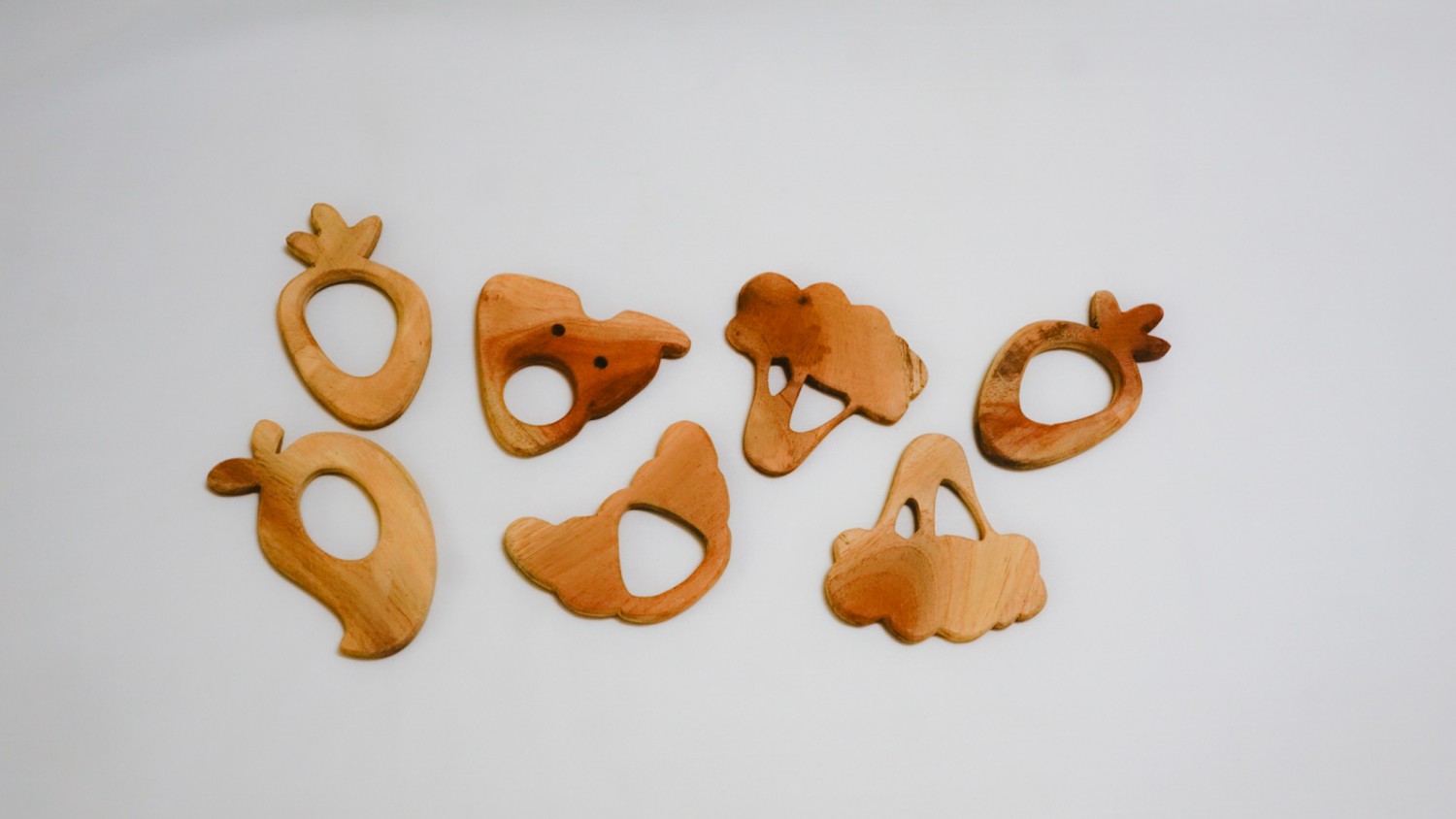 Wooden Teether(pack of 3)