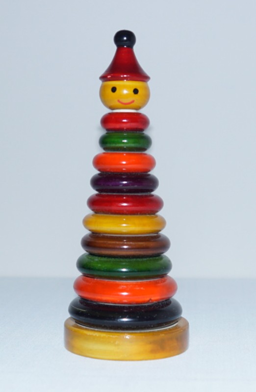 Channapatna Wooden -Ring Set Joker(L=20CM,W=8CM)