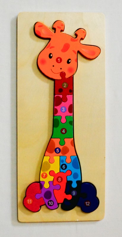 Wooden Giraffe Puzzle(L=30CM,B=12CM)