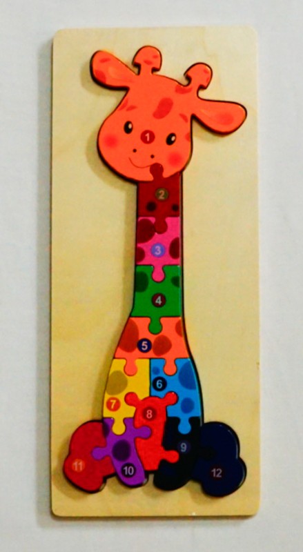 Channapatna Jig Saw Alphabet(L=39CM,W=14CM)