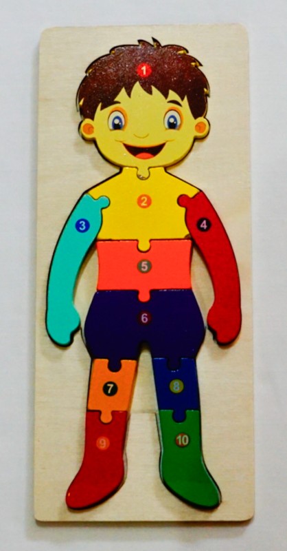 Wooden Boy Puzzle(L=30CM,B=12CM)