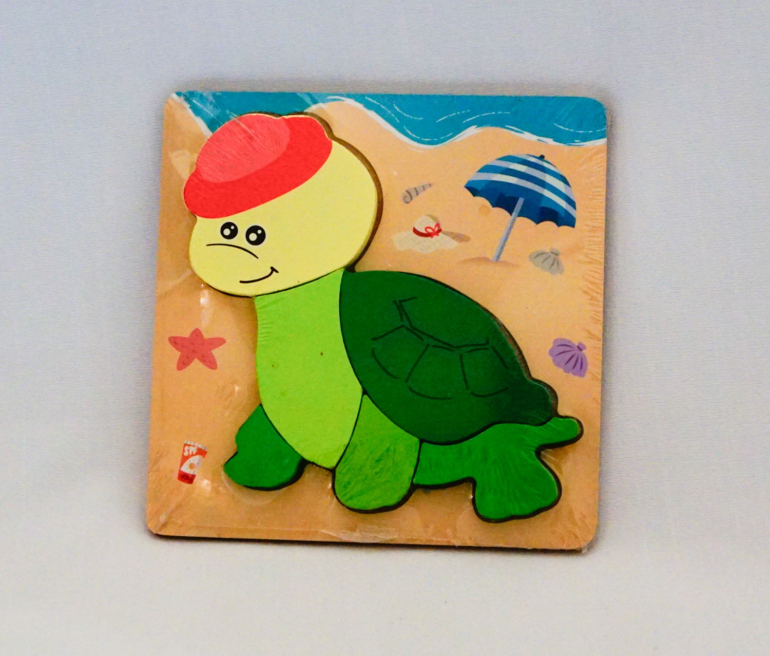 Channapatna Wooden Animal Puzzle on Board