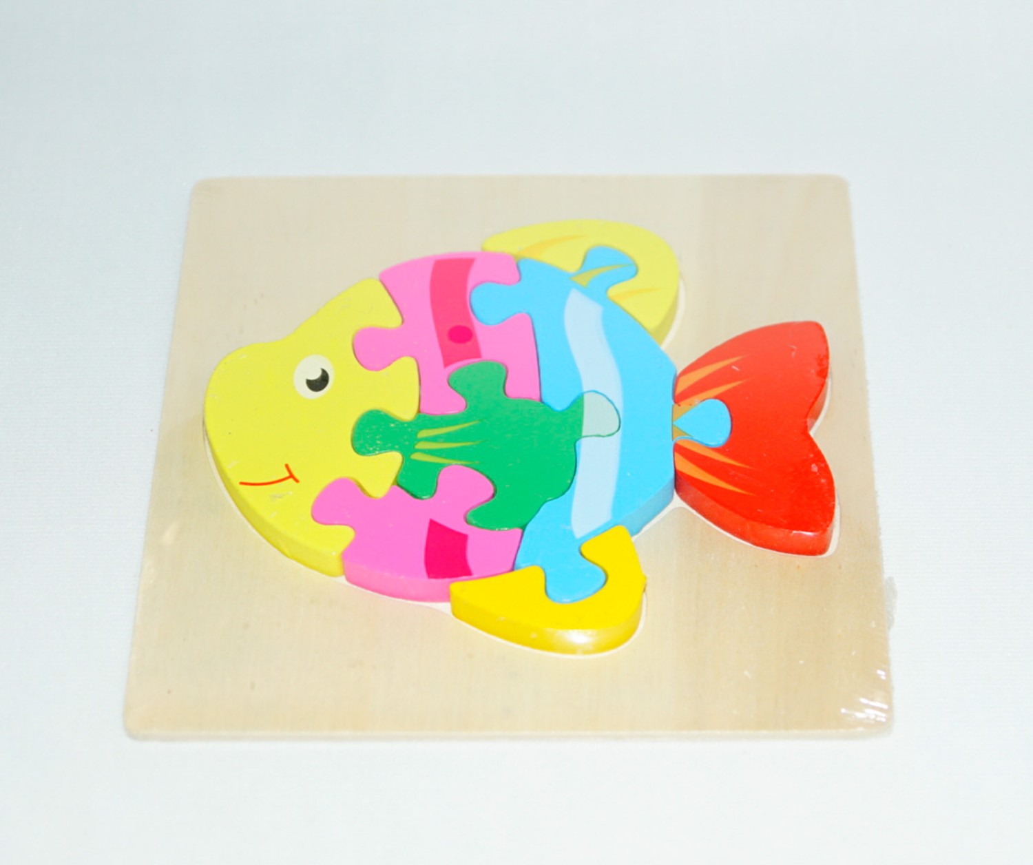 Channapatna Wooden Animal Puzzle on Board