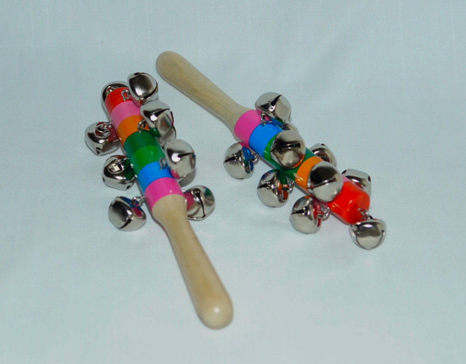 Wooden Jingle Bell Rattle