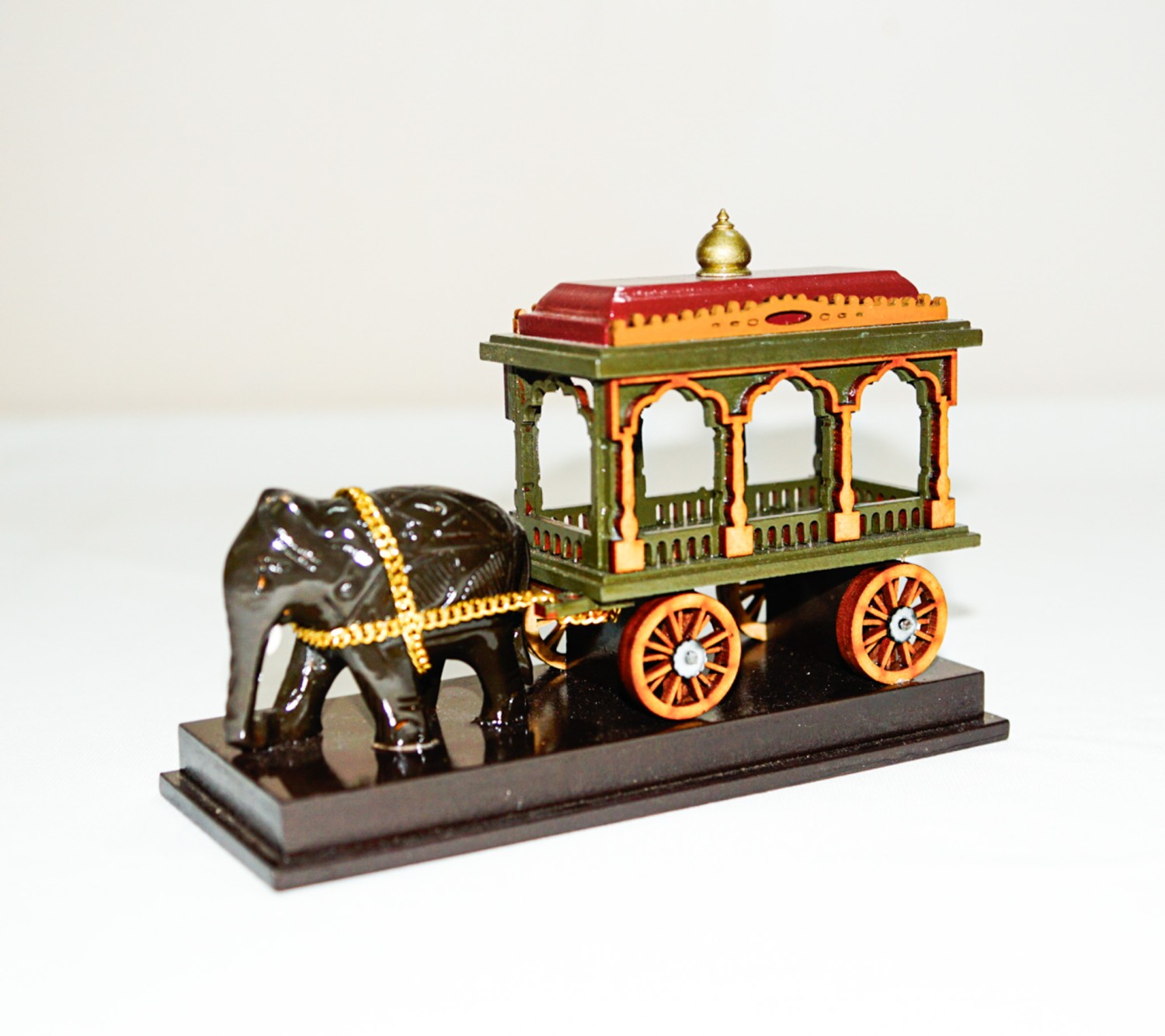 Wooden - Ambari Decorative(L=13CM,W=18CM,B=7CM)