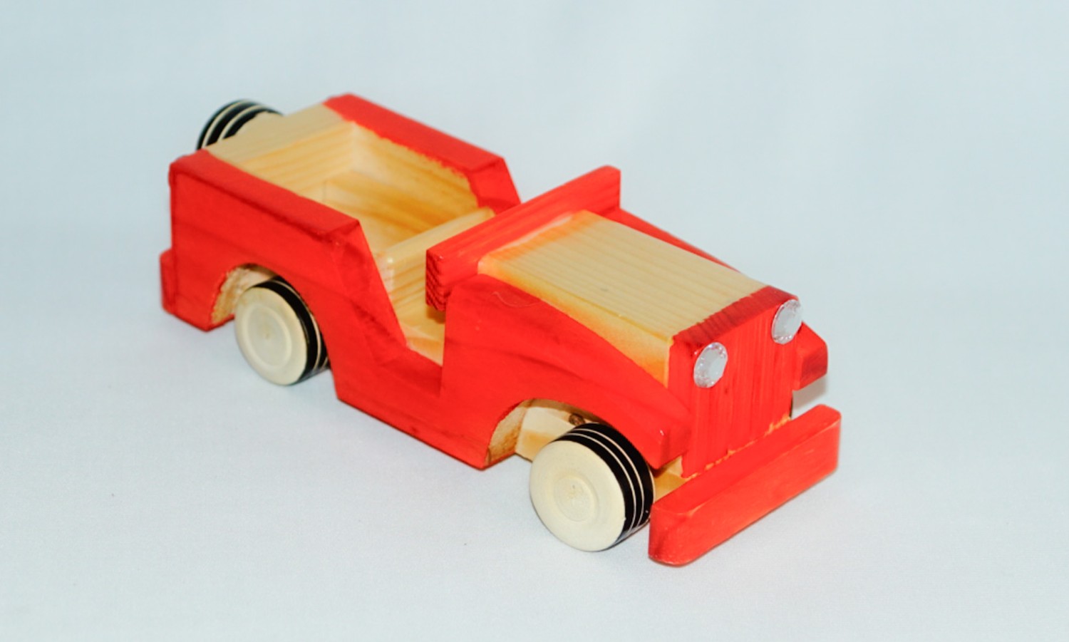 Wooden - Classy - Trendy Open Jeep